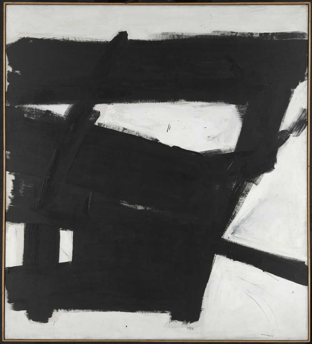 Franz Kline, Wanamaker Block (1955). Yale University Art Gallery, Gift of Richard Brown Baker, B.A. 1935. © 2018 The Franz Kline Estate / Artists Rights Society (ARS), New York. Image courtesy of Hauser & Wirth.