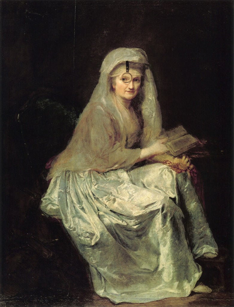 Anna Dorothea Therbusch, Self Portrait (1777). Courtesy of A Space of Their Own.