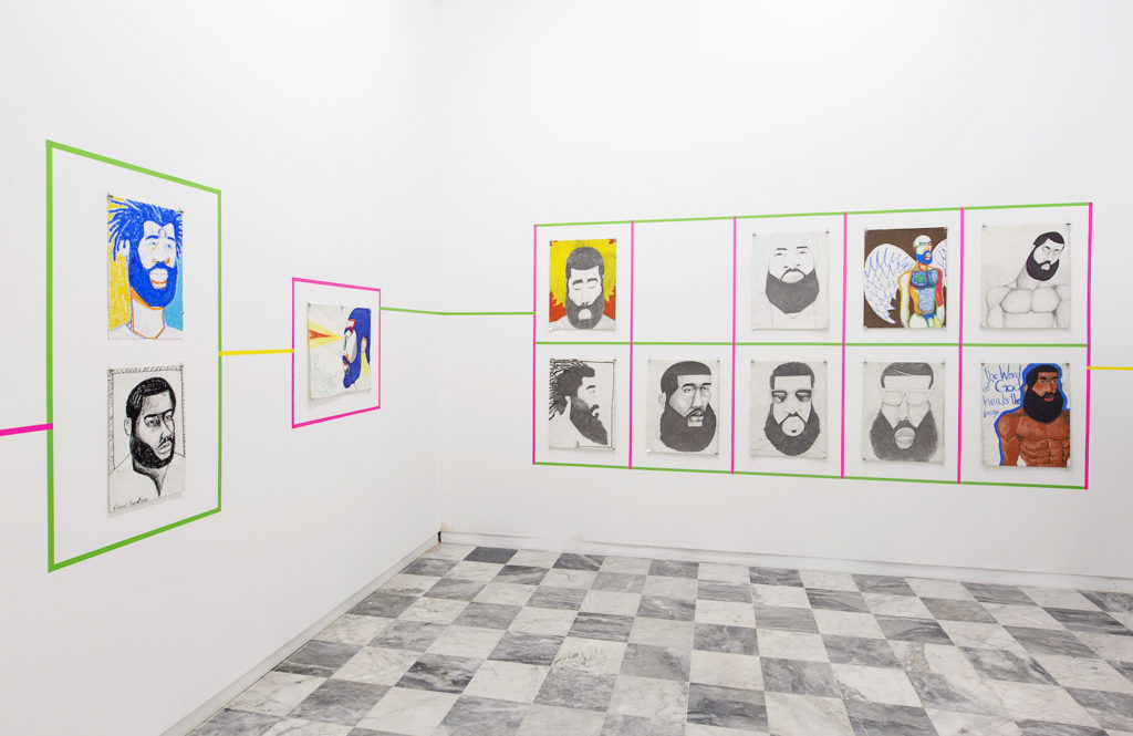 Works by Derrick Alexis Coard at White Columns. Image courtesy MECA.