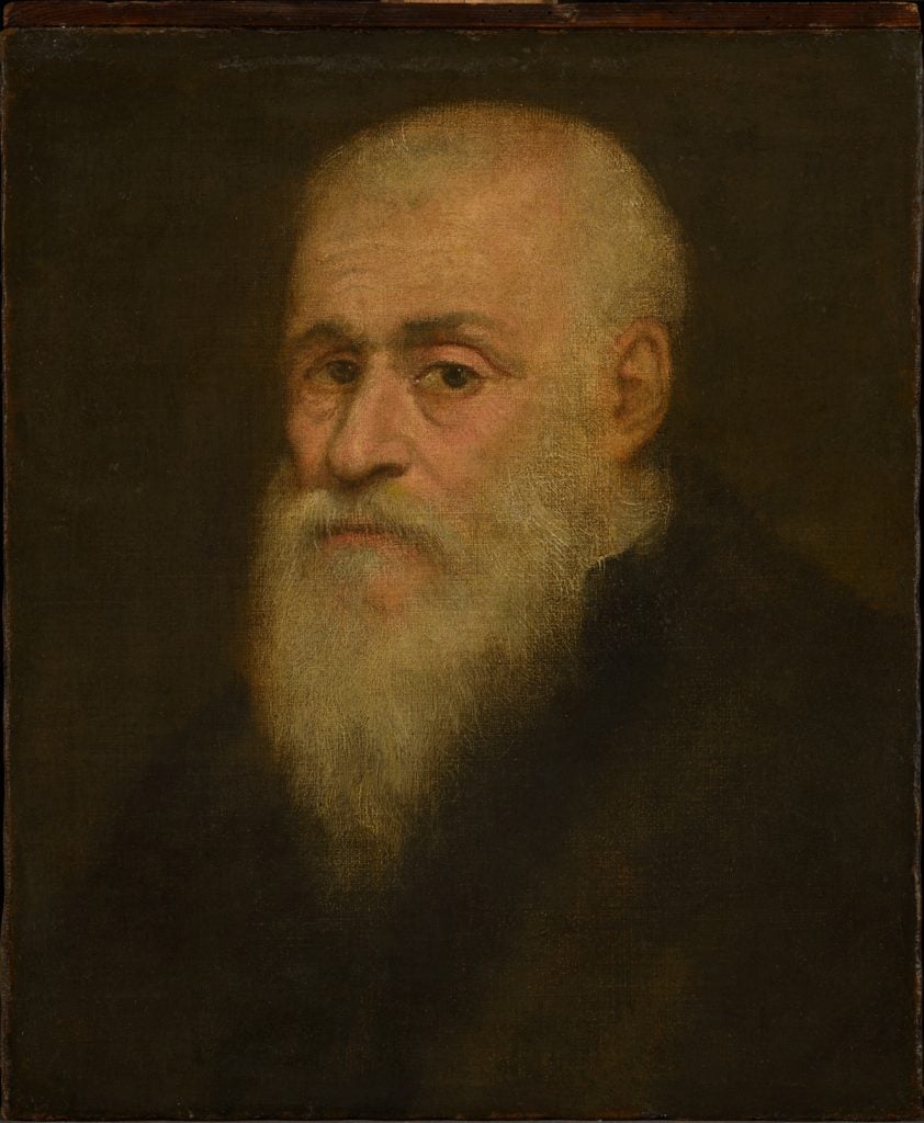 Jacopo Tintoretto, Head of an Old Man (1555–1565). Courtesy of the Metropolitan Museum of Art.