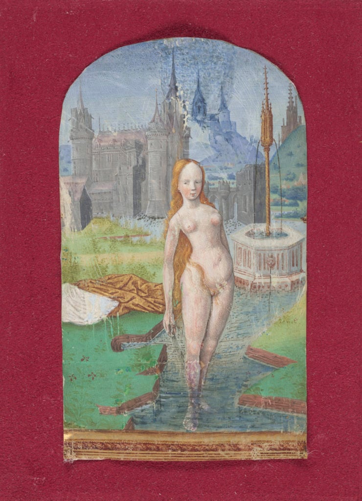 Jean Colombe French, <i>Bathsheba Bathing</i> (ca. 1480). 