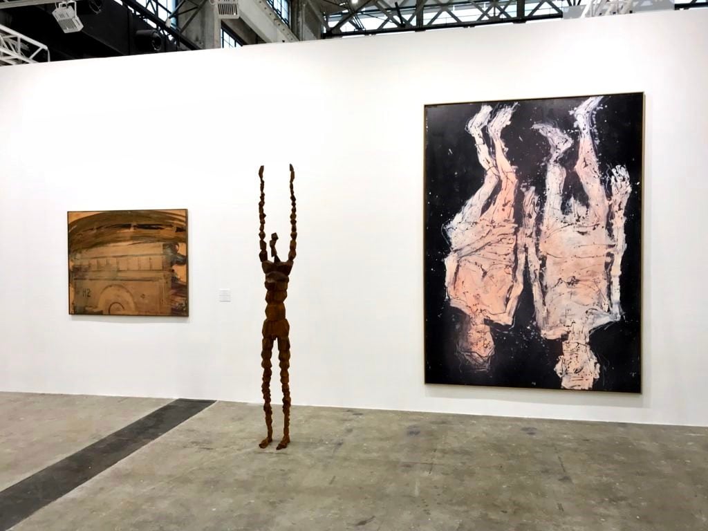 Installation view of Galerie Thaddaeus Ropac at WestBund 2018. Photo courtesy Galerie Thaddaeus Ropac: London, Paris, Salzburg.