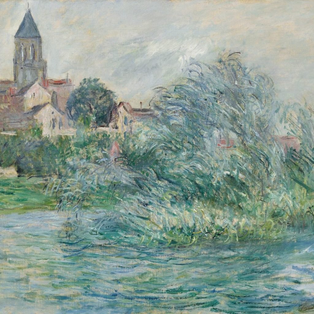 Claude Monet, <em> L'église à Vétheuil</em> (1881). Image courtesy Christie's