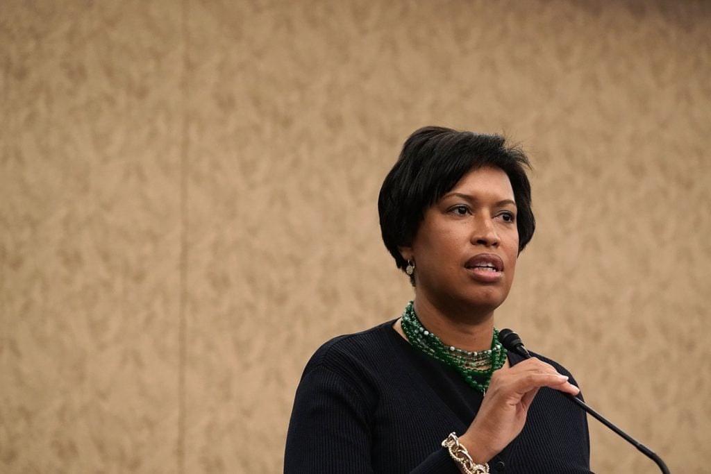 Washington, DC, mayor Muriel Bowser. Photo by Alex Wong/Getty Images.