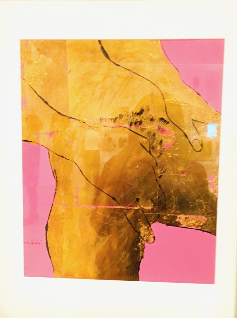 Andy Warhol, <em>Male Nude</em> (ca. 1957). Image courtesy Ben Davis.