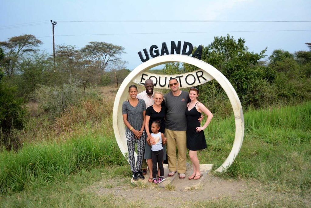 Isolde Brielmaier and her family on vacation in Uganda. Photo courtesy of Isolde Brielmaier.