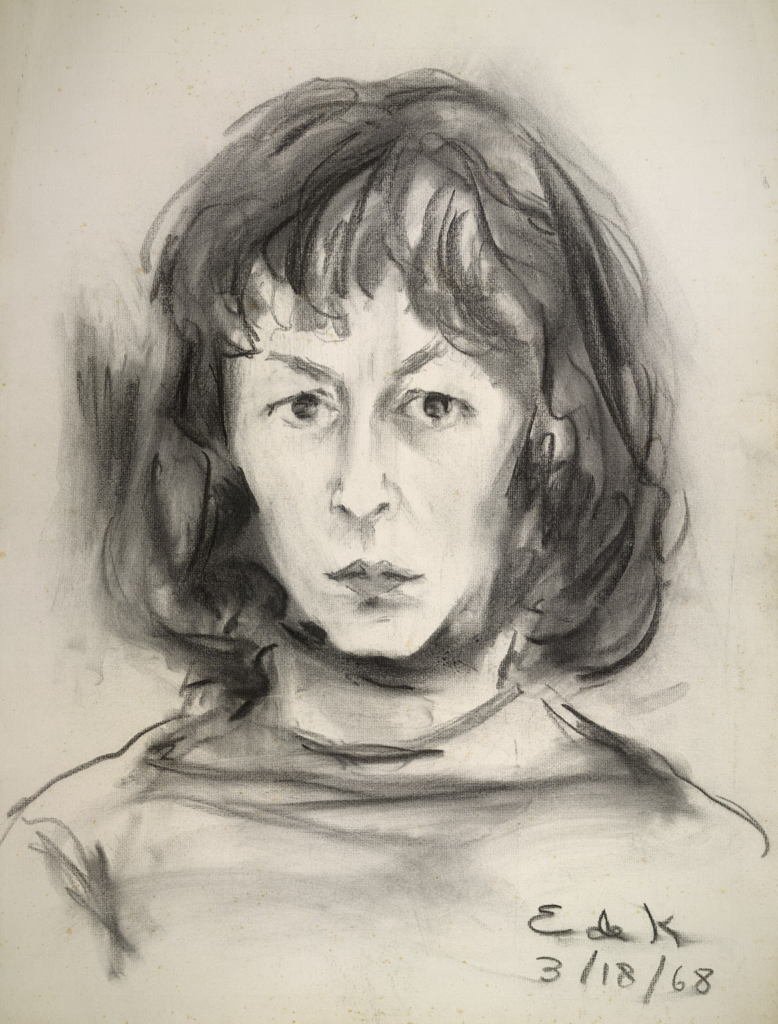 Elaine de Kooning, <em>Self-Portrait</em>, 1968. Courtesy of the National Portrait Gallery, Smithsonian Institution; the Ruth Bowman and Harry Kahn Twentieth-Century American Self-Portrait Collection, ©Elaine de Kooning Trust.