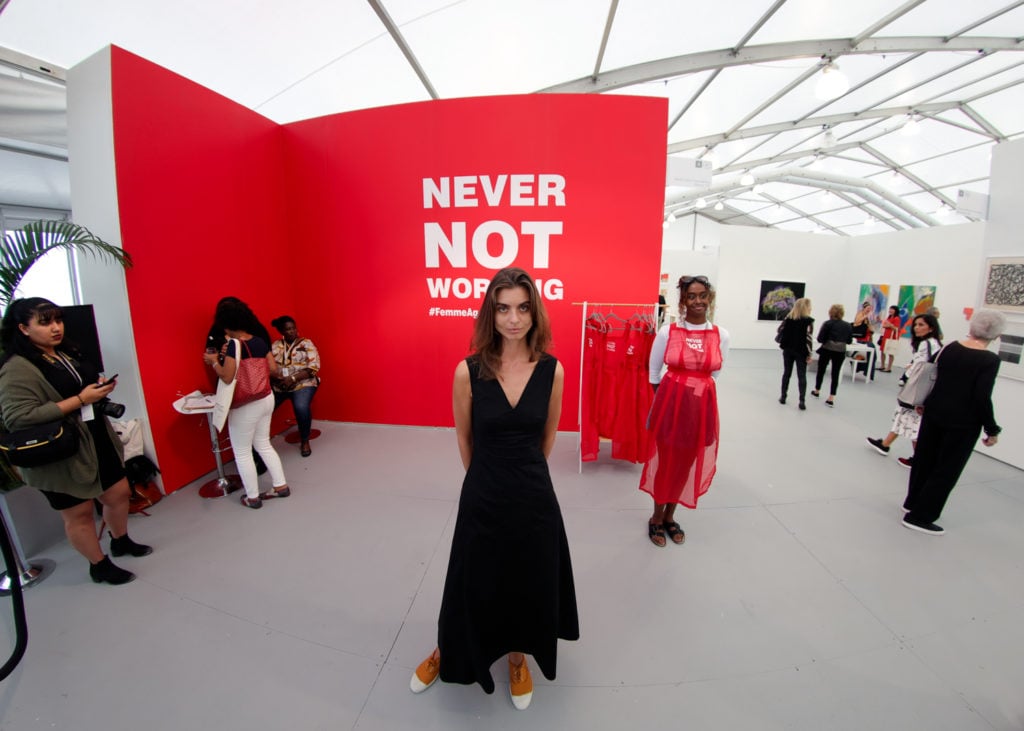 Ekaterina Juskowski, #NeverNotWorkingPhoto courtesy of the Miami Girls Foundation.