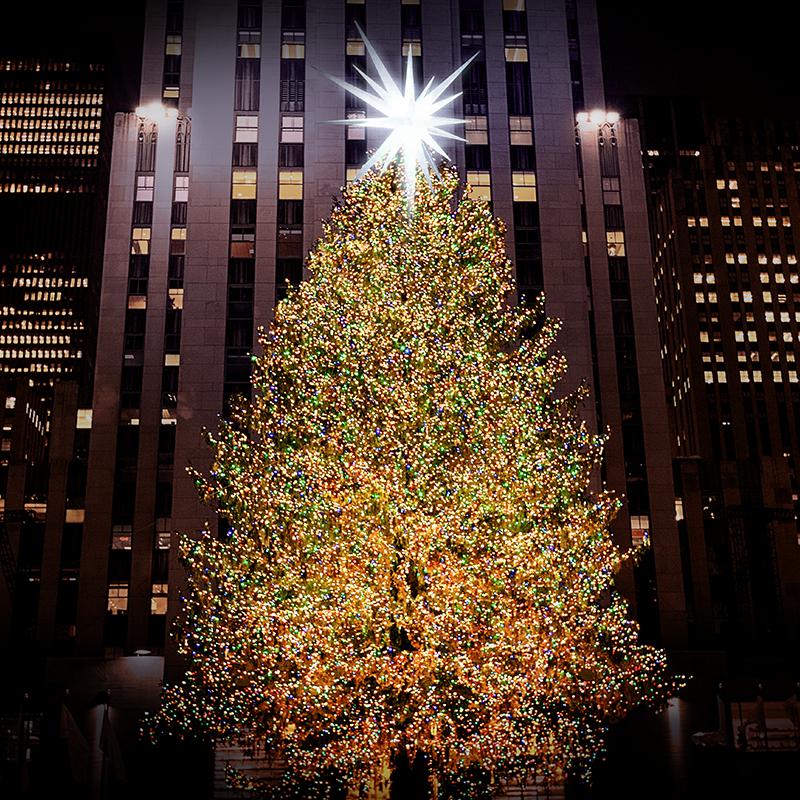 Architect Daniel Libeskind designed the new Swarovski Star for the 2018 Rockefeller Center Christmas Tree. Photo courtesy of Rockefeller Center.