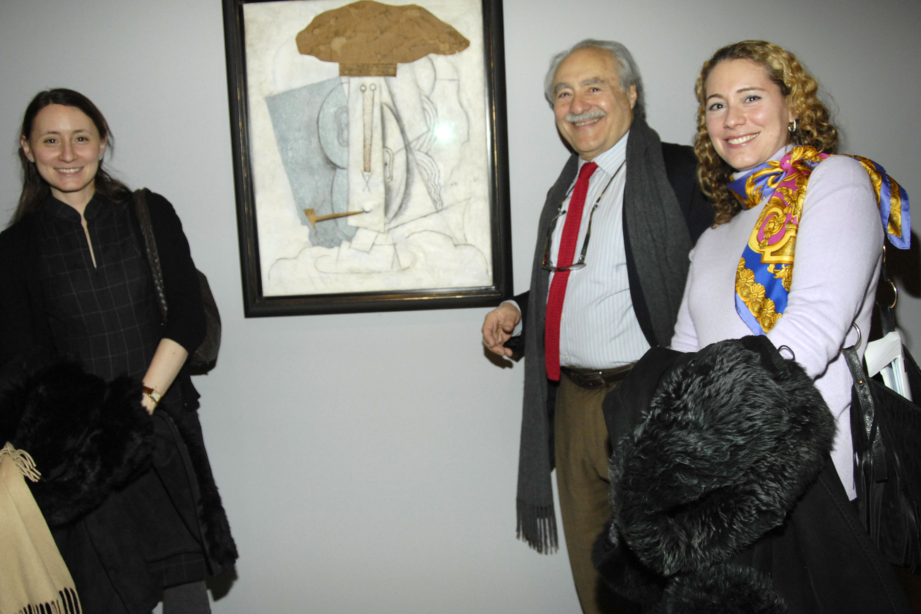 Melissa Neumann, Hubert Neumann, and Belinda Neumann. Photo by Owen Hoffmann, ©Patrick McMullan.