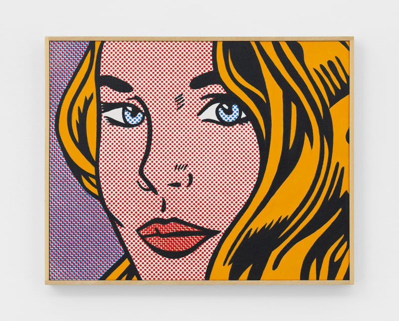 Richard Pettibone Roy Lichtenstein, <em>'Seductive Girl’, 1964, Yellow-Purple</em> (2009). Photo courtesy of FLAG Art Foundation. 