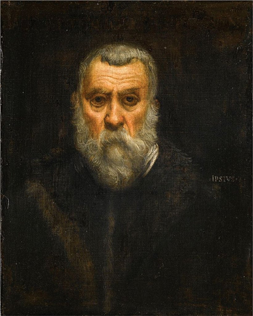 Jacopo Tintoretto, <i>Self-Portrait</i> (around 1588).