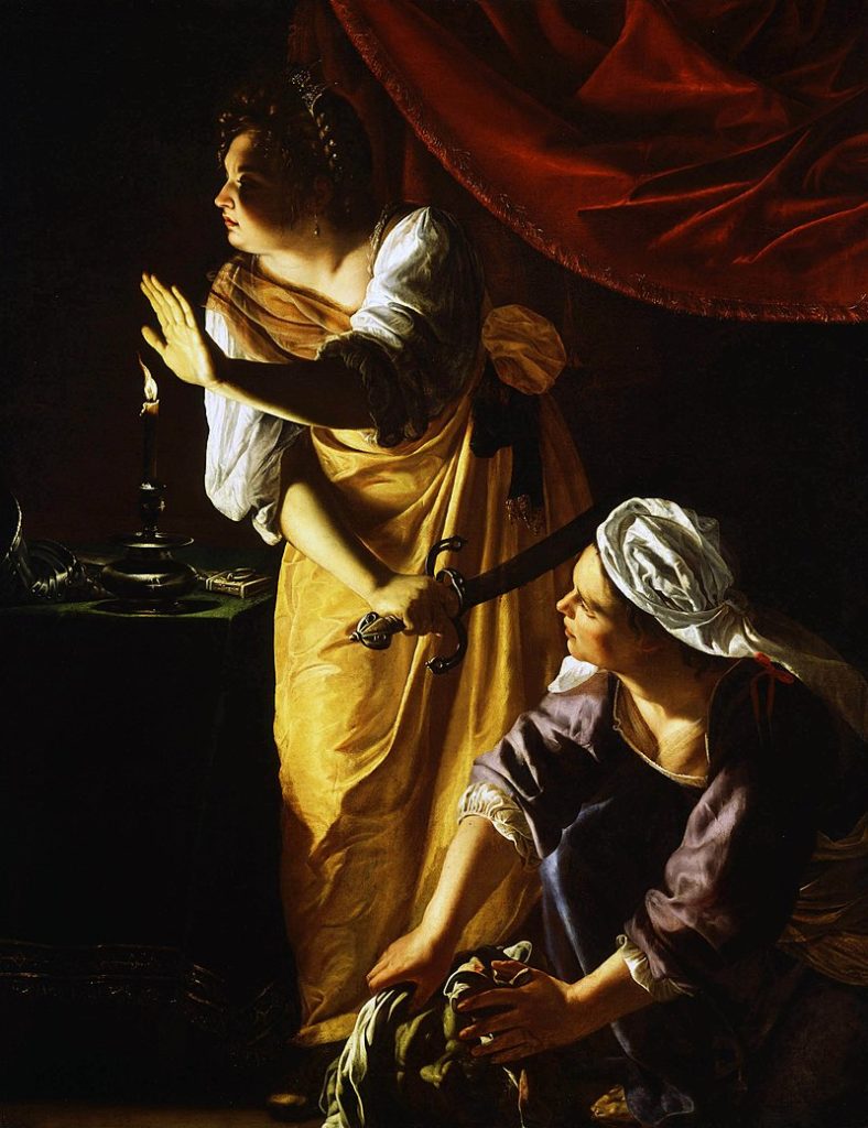Artemisia Gentileschi, Judith and Her Maidservant. Courtesy of the Detroit Institute of Arts.