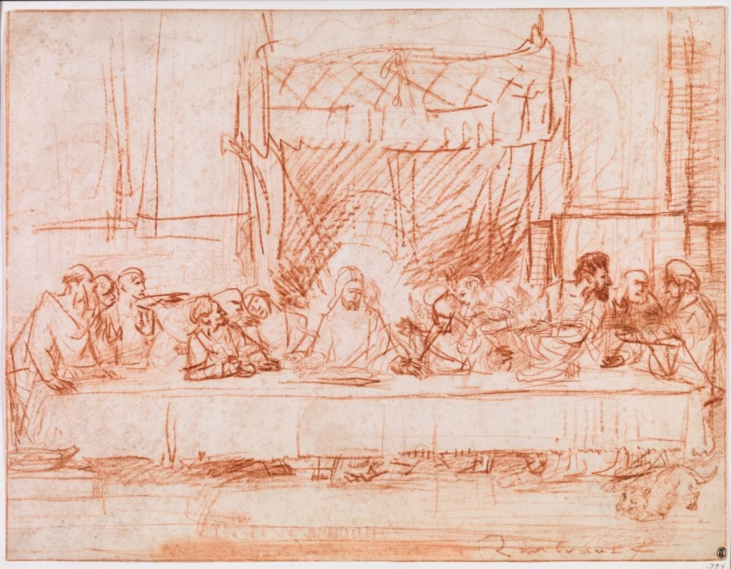 Rembrandt van Rijn, <em>The Last Supper</em> (circa 1634). Courtesy of the Metropolitan Museum of Art.