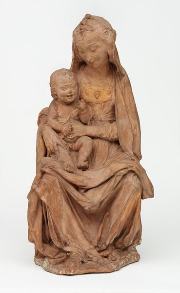 A scholar says this work, known as The Virgin with the Laughing Child (ca. 1465), is by Leonardo da Vinci. Photo: courtesy of the Victoria & Albert Museum, London.