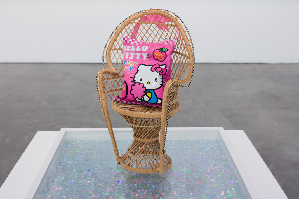 Sadie Barnette, <i>Untitled (Mini chair)</i> (2018). Courtesy of the artist.