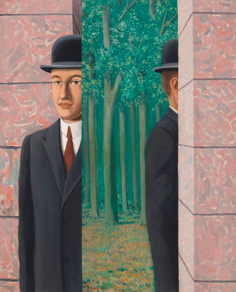 René Magritte, Le lieu common (1964). Courtesy of Christie's. 
