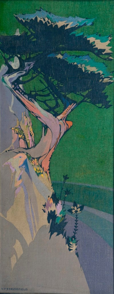 Vivian F. Stringfield (1881–1933), Tree Panel for George (circa 1919). Photo courtesy of Maurine St. Gaudens.