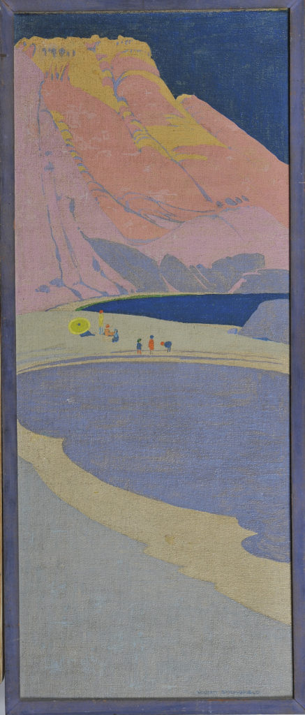Vivian F. Stringfield (1881–1933), Untitled-California Beach Scene (circa 1920). Photo courtesy of Maurine St. Gaudens.