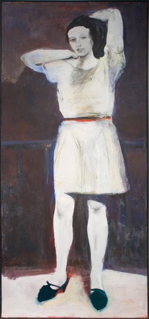 Elmer Bischoff, <i>Girl with Arms Raised</i> (1967). © The Estate of Elmer Bischoff. Image courtesy of George Adams Gallery.