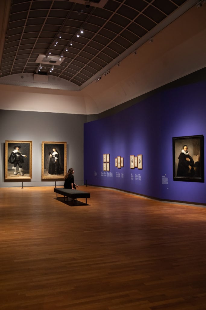 Installation of "All the Rembrandts." Courtesy the Rijksmuseum.
