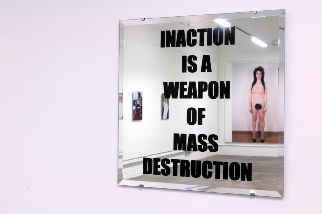 Sarah Maple, <em>Inaction<em> (2012). Photo courtesy of the Untitled Space, New York. 