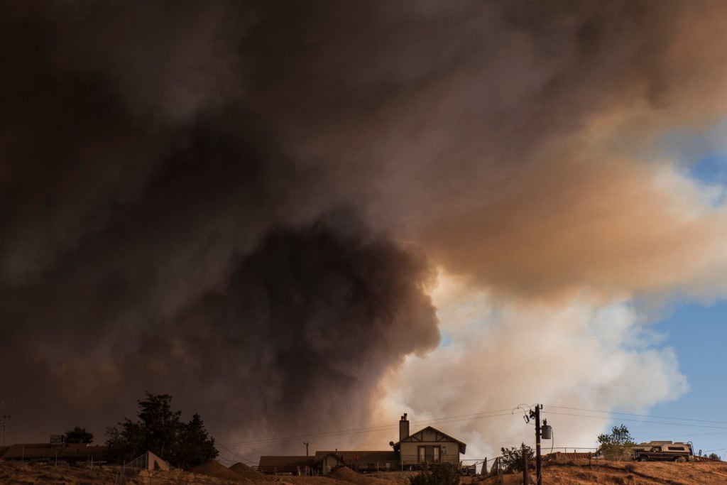 One of Jeff Frost's photos for <em>California on Fire</em>. Photo courtesy of the artist.