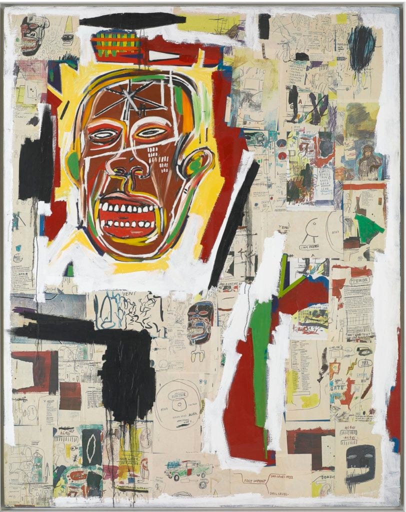 Jean-Michel Basquiat, <em>King of the Zulus</em>. Courtesy of the Marseille, musÈe d'Art contemporain. 