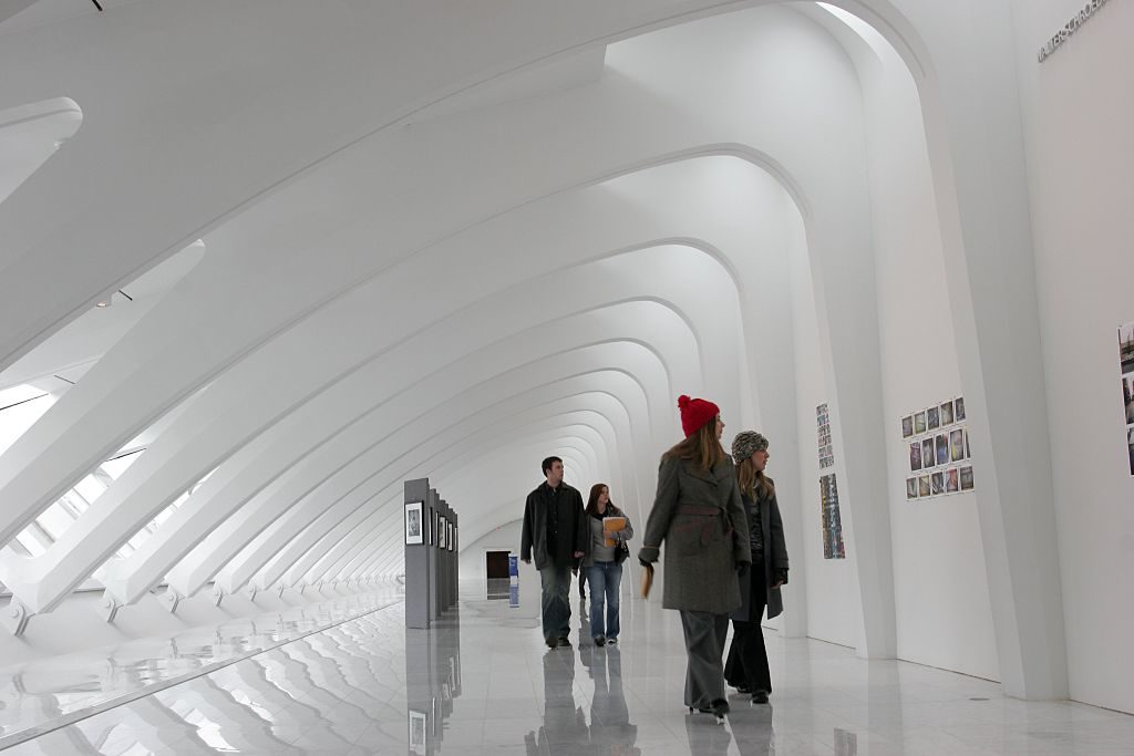 The Milwaukee Art Museum's Quadracci Pavilion in Milwaukee.Photo by Jeff Greenberg/UIG via Getty Images.