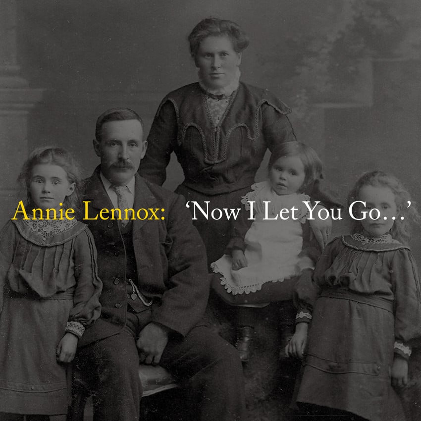 Image for the upcoming exhibition "Annie Lennox: Now I Let You Go…" Courtesy of Annie Lennox.