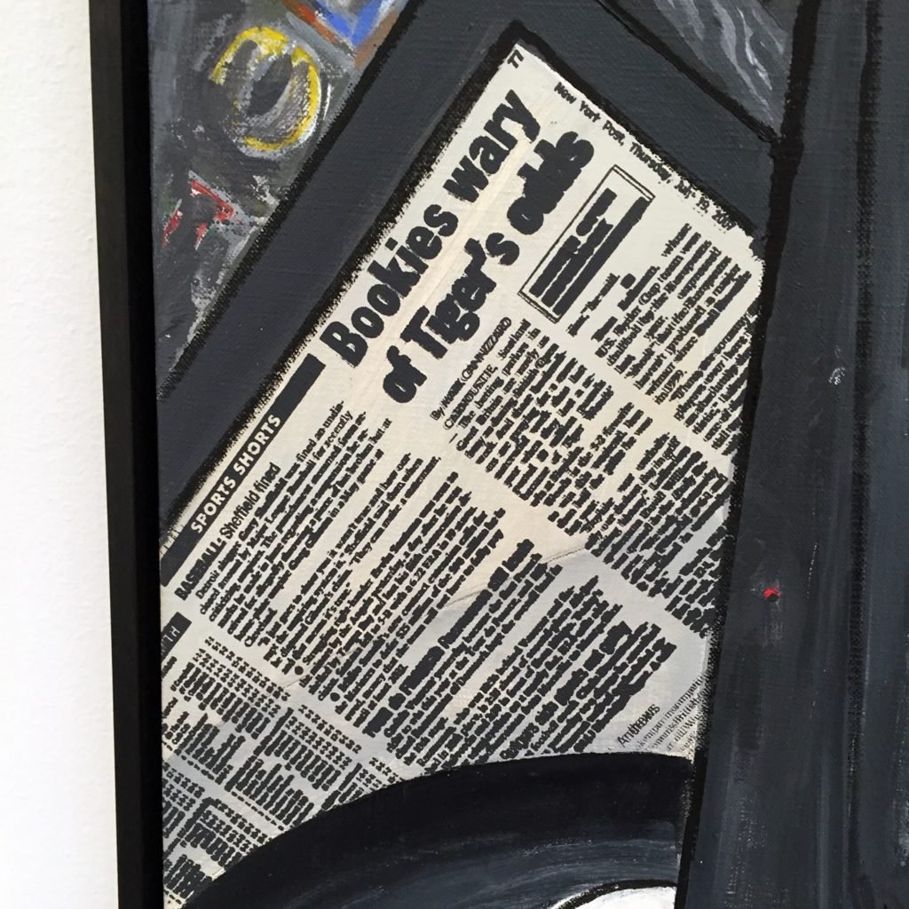 Detail of Jasper Johns, <em>Untitled</em> (2018). Image courtesy Ben Davis.