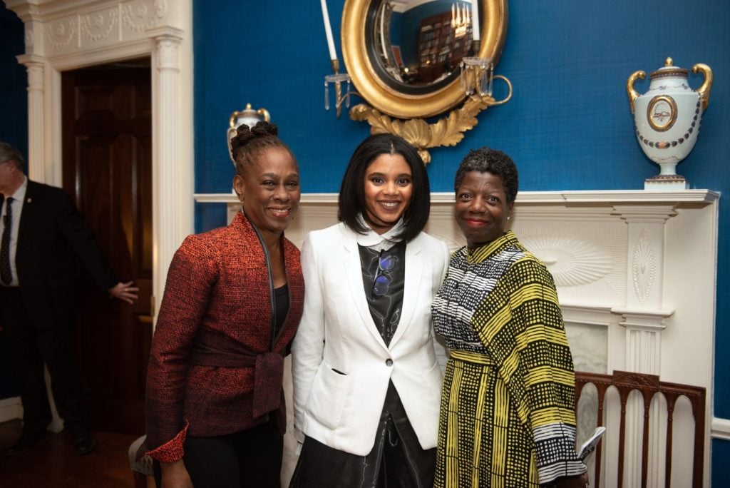 Left to right: First Lady Shirlane McCray, 