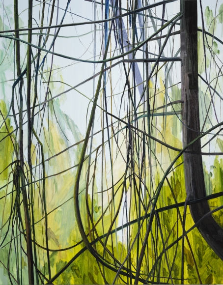 Claire Sherman, Vines (2018). Courtesy of DC Moore Gallery.