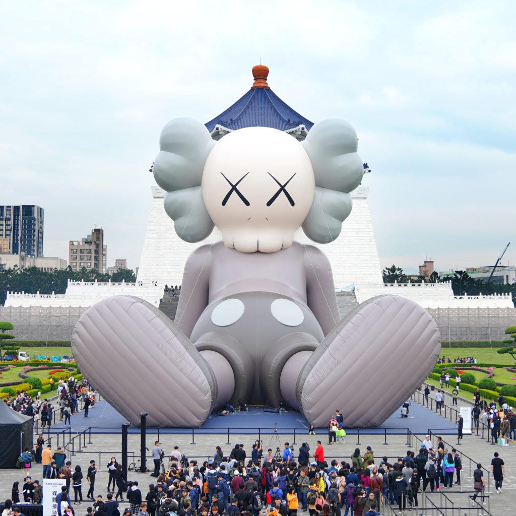 KAWS's installation in Taipei. Photo: © All Rights Reserved.