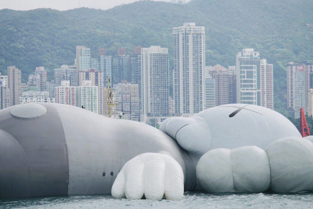 KAWS's Holiday in Victoria Harbor, Hong Kong. Photo Credit: © All Rights Reserved.