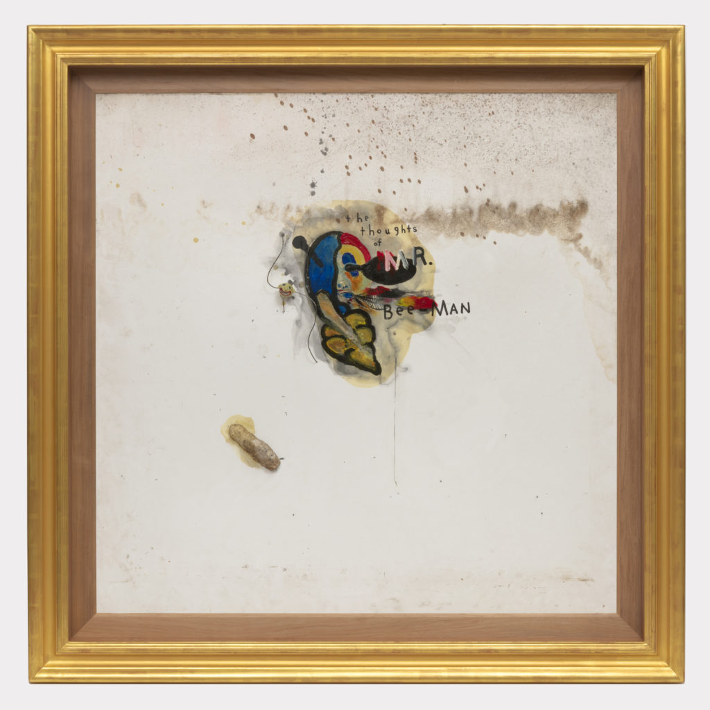 David Lynch's <em>The Thoughts of Mr. Bee-Man</em> (2018). Image courtesy of the artist and Kayne Griffin Corcoran, Los Angeles. Photo: Robert Wedemeyer.