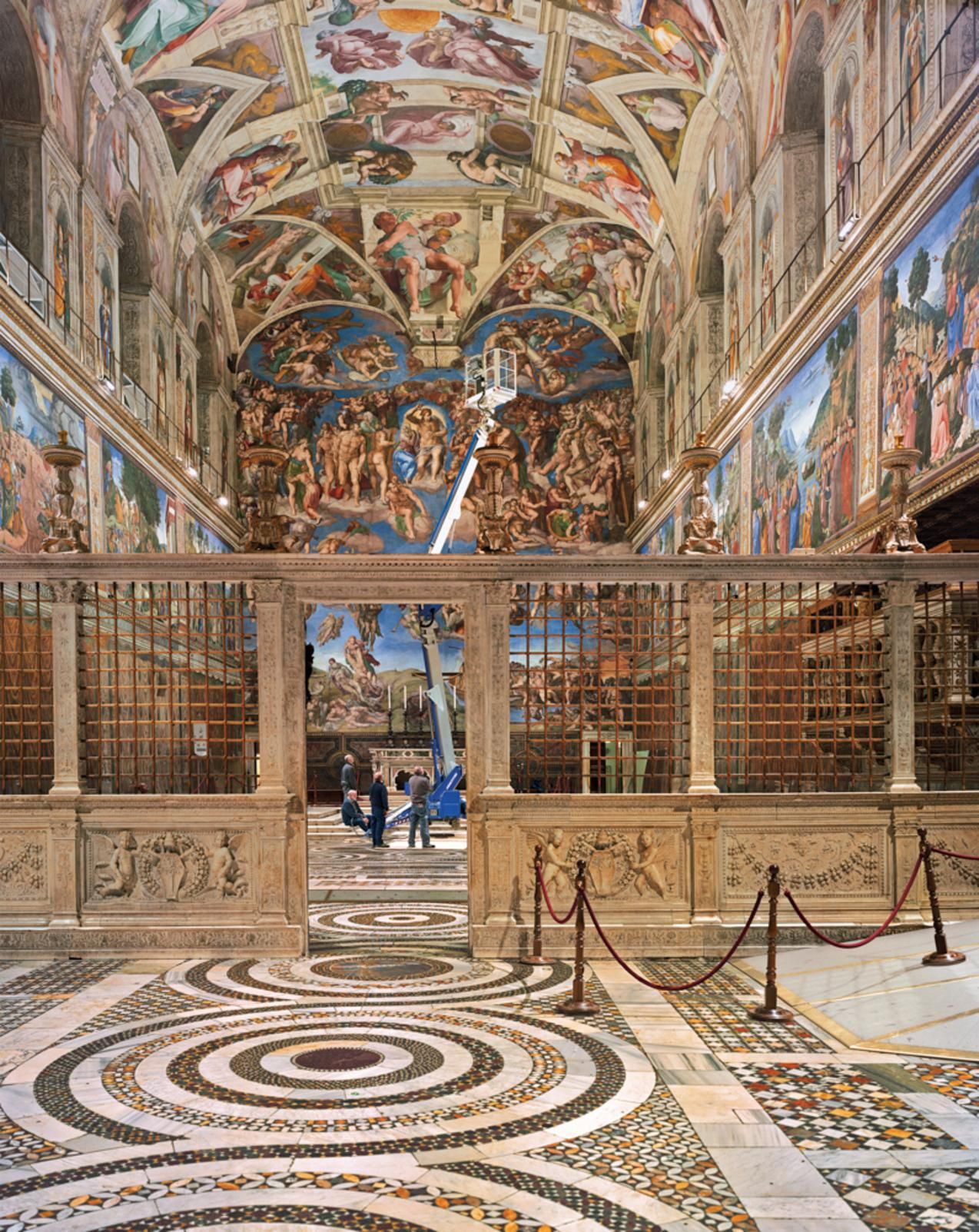 Preserving The Sistine Chapel Is A Never Ending Task See Stunning Behind The Scenes Photos Of What It Takes Artnet News