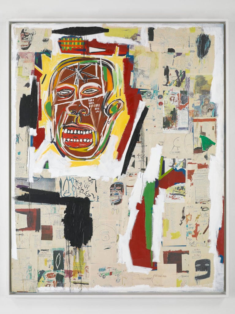 Jean-Michel Basquiat,<i>King of the Zulus</i>(1984-85). [MAC] Marseille, Musée d'Art contemporain. 