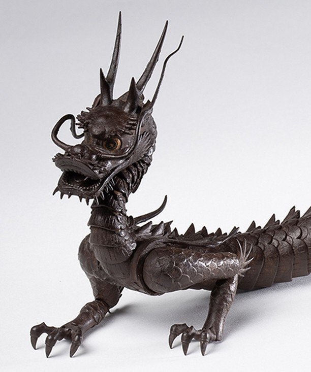 Myōchin Kiyoharu. An articulated figure of a dragon. Japan, Edo Period, 18th-19th century.