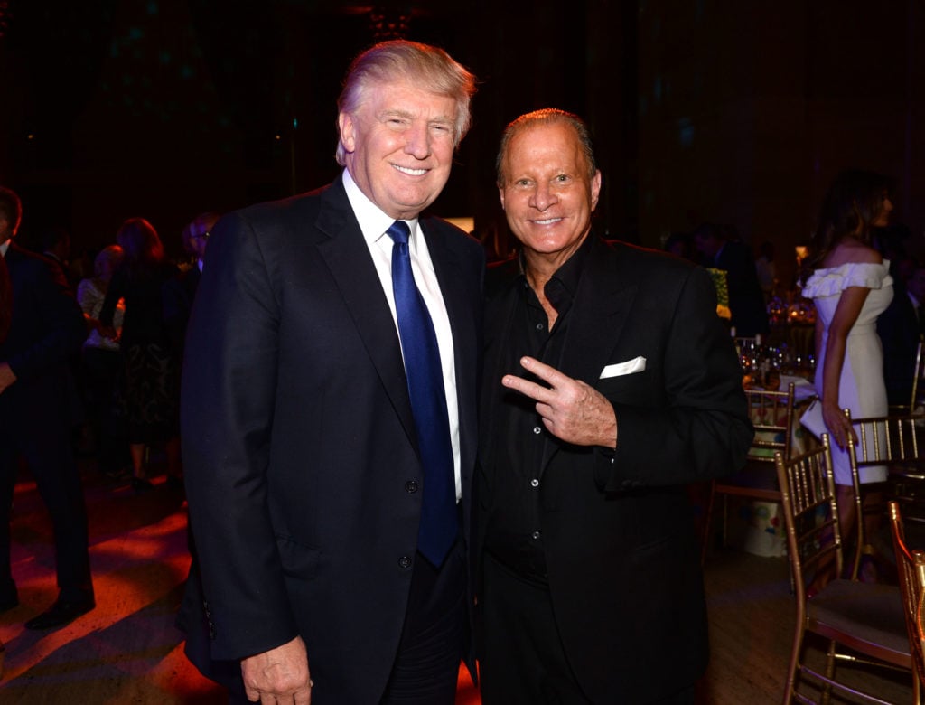 Donald Trump and Stewart Rahr in 2013. Photo by Dimitrios Kambouris/Getty Images for Make-A-Wish Metro New York.