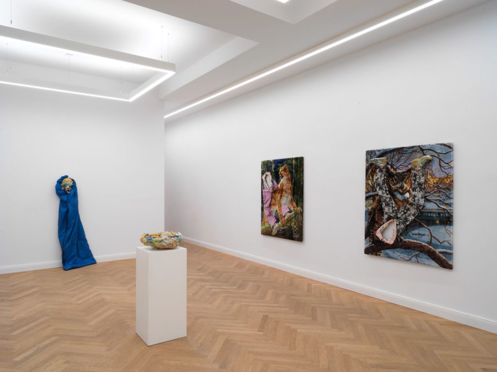 Kris Lemsalu's exhibition, "Metamodernity," at Robert Grunenberg Berlin. Photo by Nick Ash. Courtesy Robert Grunenberg Berlin.
