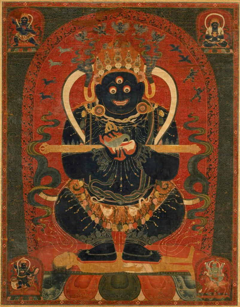 Panjaranatha Mahakala; China; Ming dynasty (1368–1644), late 15th century. Photo courtesy of the Museum of Fine Arts, Boston; William Sturgis Bigelow Collection, ©2019 Museum of Fine Arts, Boston.