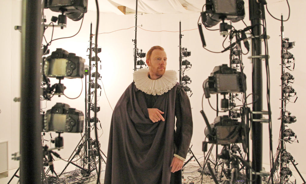 Capitola does a 3-D shoot to create an augmented reality version of Rembrandt van Rijn's The Anatomy Lesson by Dr. Nicolaes Tulp (1632). Photo courtesy of Capitola.