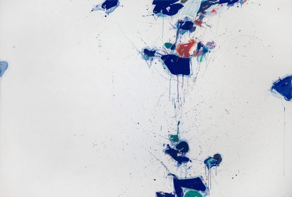 Sam Francis, Towards Disappearance (1957). Courtesy of the Los Angeles County Museum of Art, Modern and Contemporary Art Council Fund, ©Sam Francis Foundation, California/Artists Rights Society (ARS), New York. Photo ©Museum Associates/LACMA.