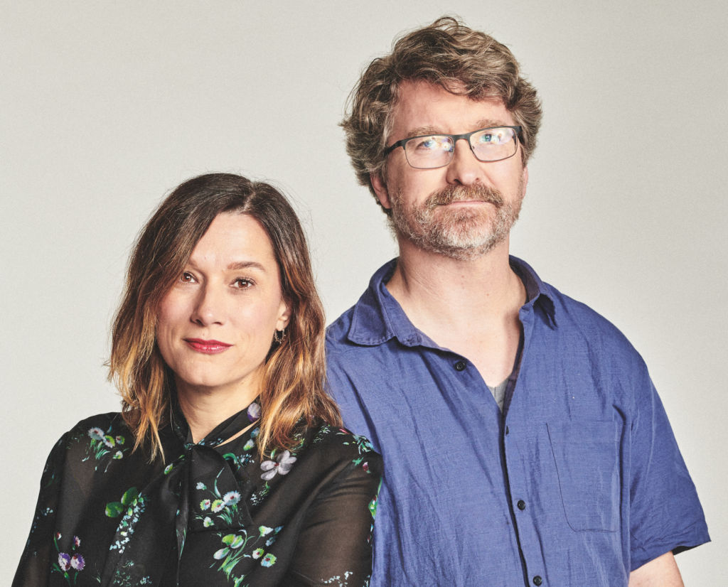 Artists Jennifer and Kevin McCoy, creators of Public Key / Private Key, 2019. Image courtesy of the artists.
