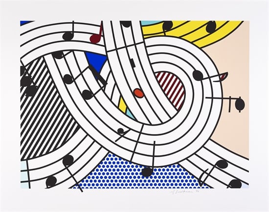 Roy Lichtenstein, Composition II (1996)