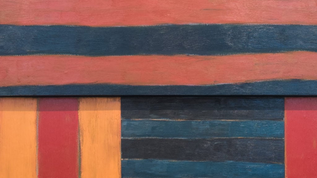 Sean Scully, The Fall (1983), detail. Courtesy of the Philadelphia Museum of Art, ©Sean Scully.