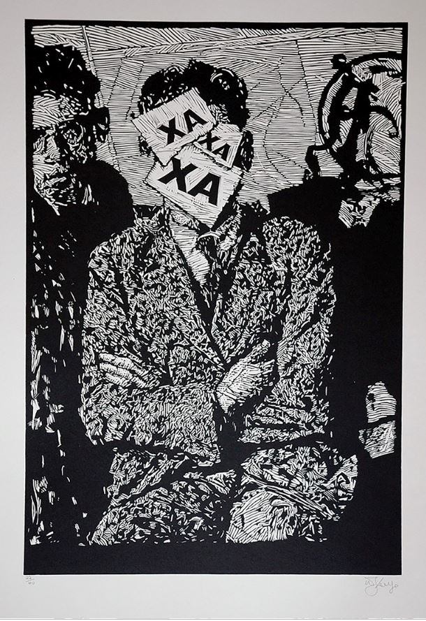 William Kentridge, <i>Xa Xa Xa</i> (2010). Courtesy of Kewenig Galerie.