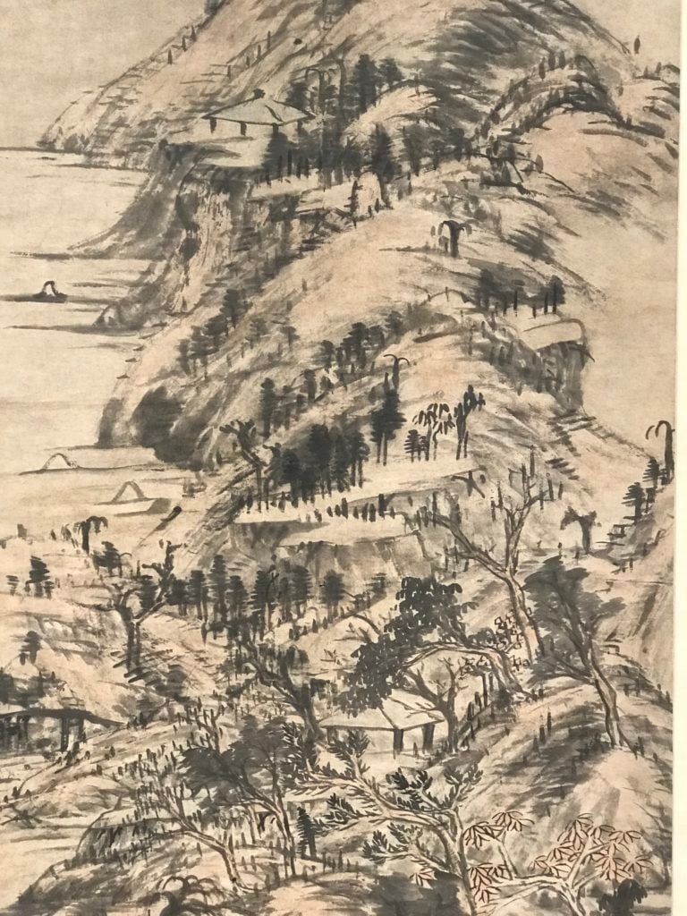 Zhu Da, Landscape (17th century). Freer Gallery of Art, Washington D. C. Photo: Wu Hung.