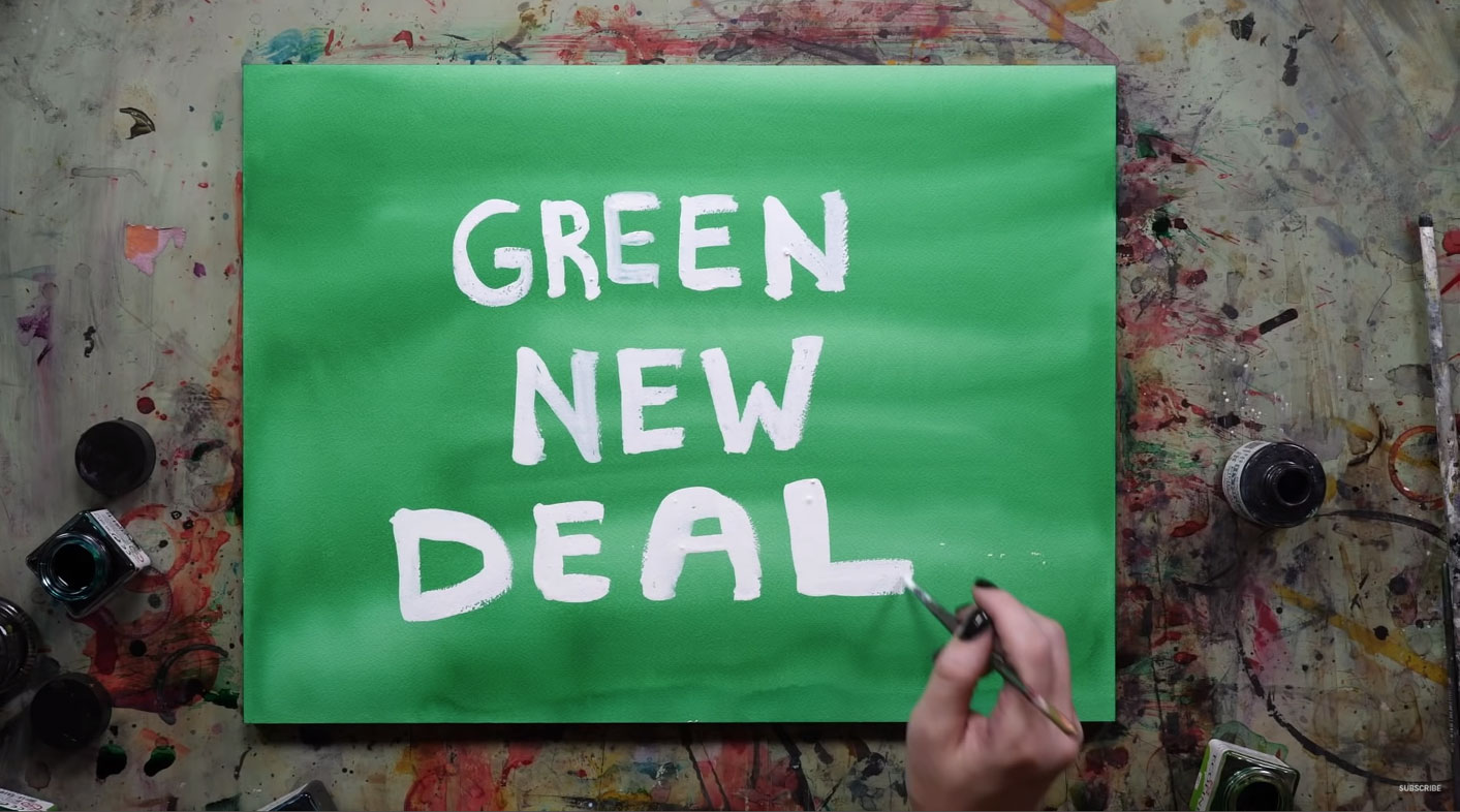 Cortez ocasio green deal video youtube